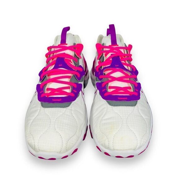 Nike ID By You React Vision 3M White / Hot Pink / Purple DA7568-991 Men's 11 - Picture 3 of 12